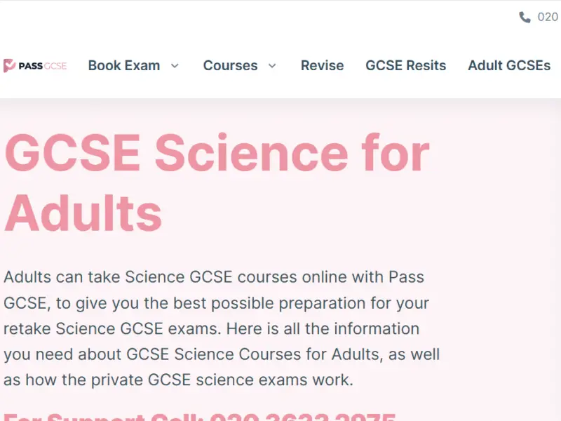 Top Online GCSE Science Revision Courses for Adults in Manchester
