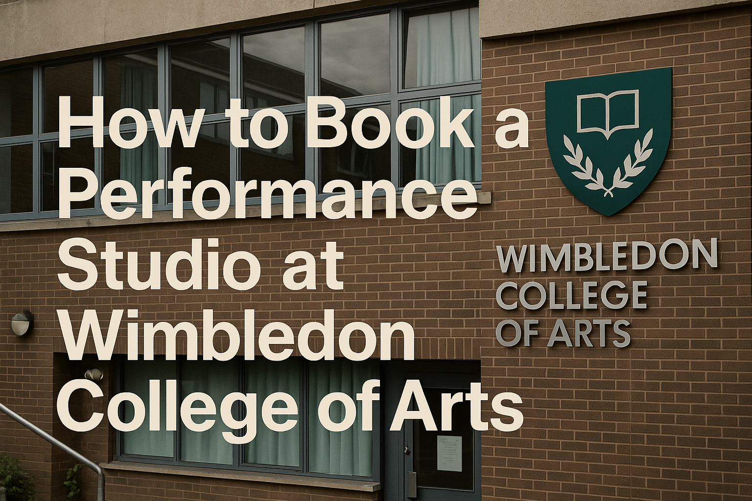 How to Book a Performance Studio at Wimbledon College of Arts